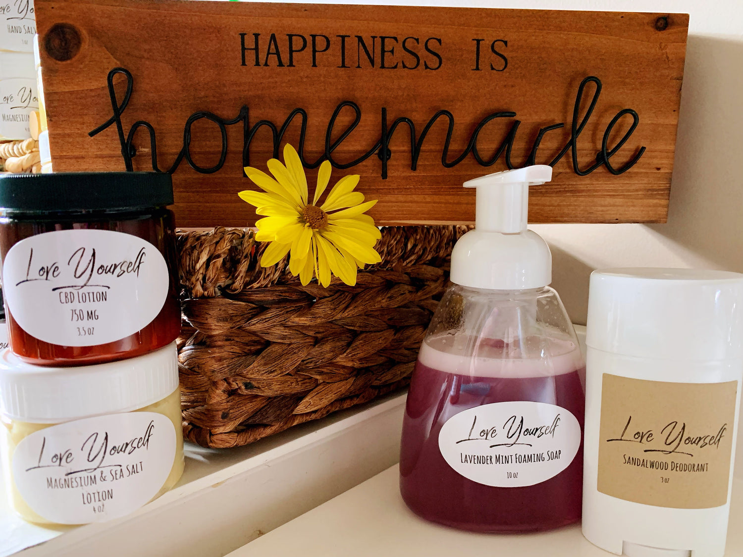 Love Yourself Body and Skin Care Products