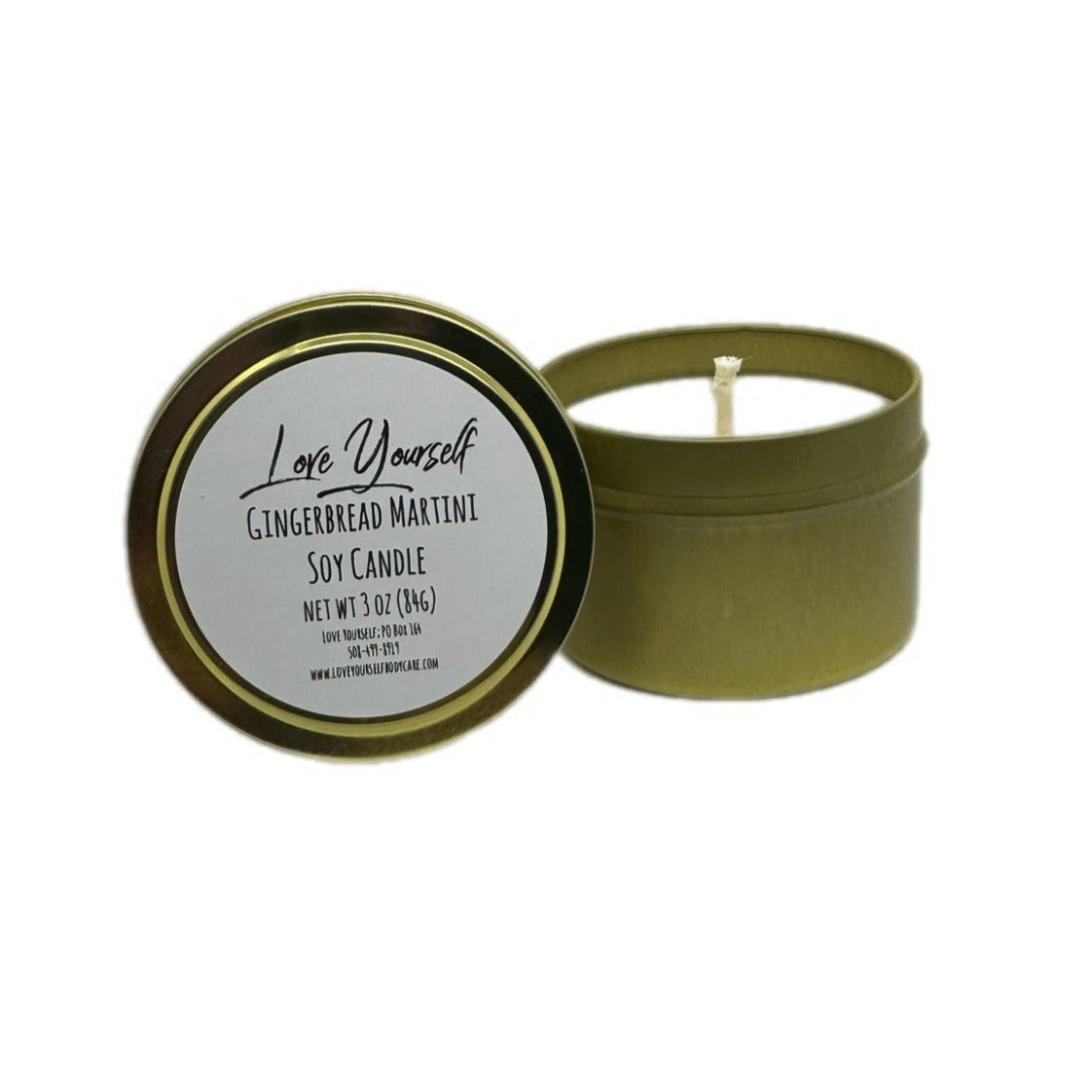 Soy Candles Tins 1.5oz - 6.5oz