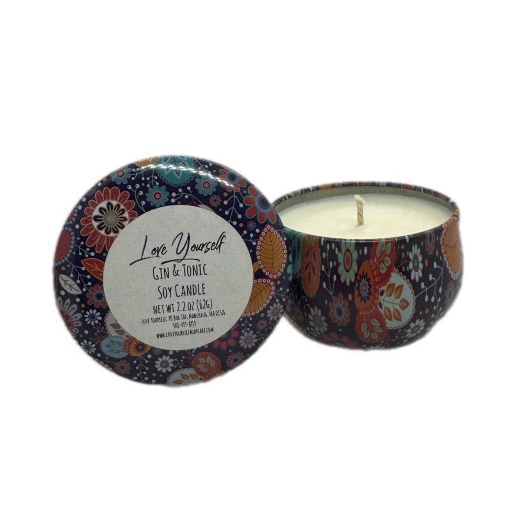 Soy Candles Tins 1.5oz - 6.5oz